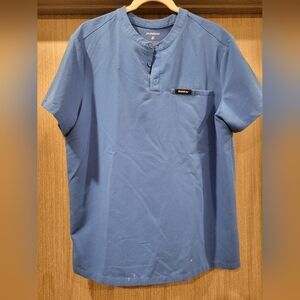 MEN'S Jaanuu Royal Blue Scrub Top Size M